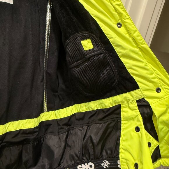 TopShop Neon Yellow Ski Jacket – Women's Small / US 6 - Picture 2 of 8